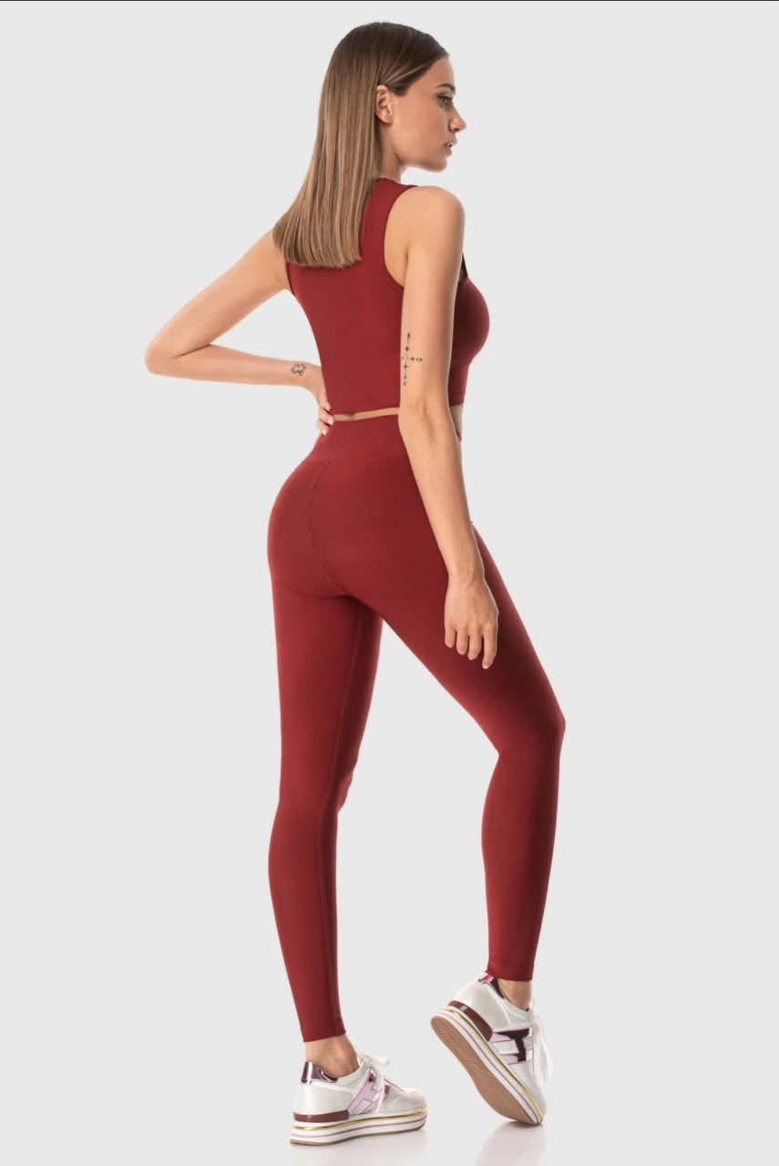 CLARET LEGGING — Claret Red (5)