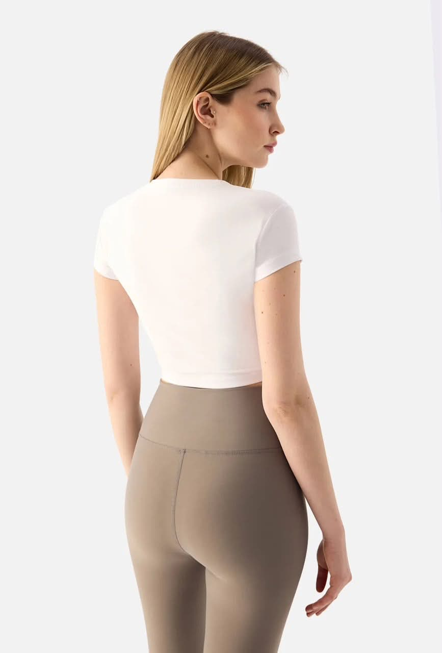 MELINA CROP — White (3)